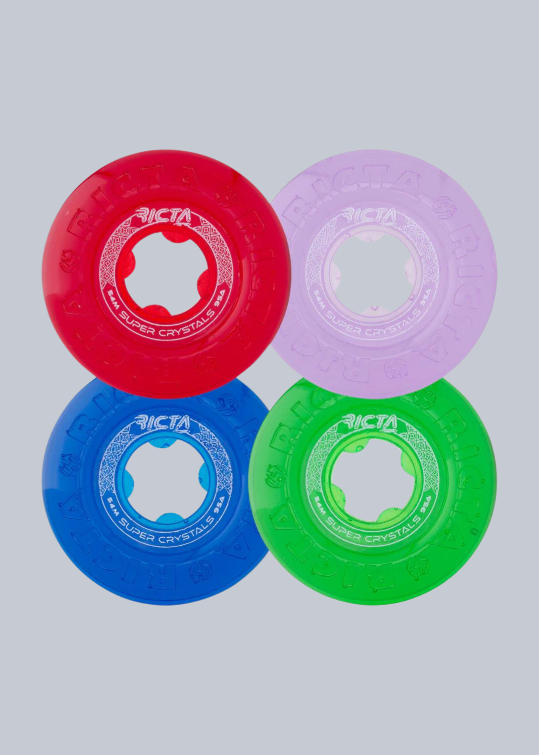 Ricta Super Crystals Transparent 95A 54mm