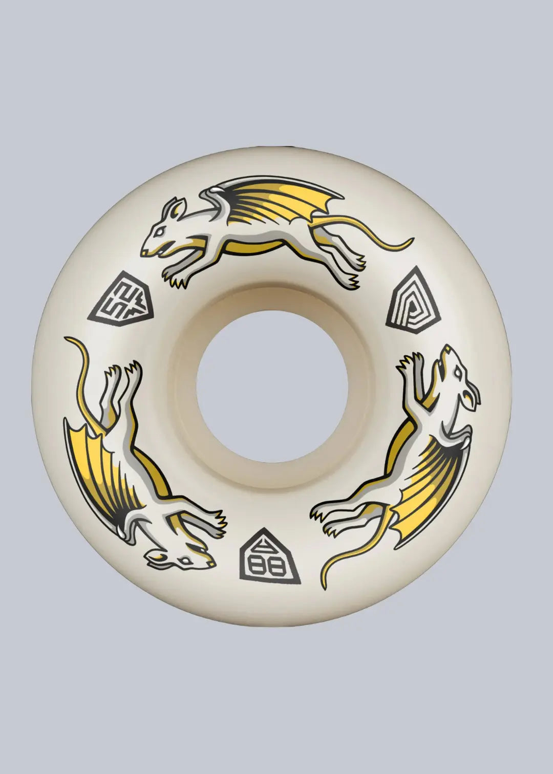 Wheels Powell-Peralta Dragon Formula Nano Rat 88A V4 offwhite, 52 mm