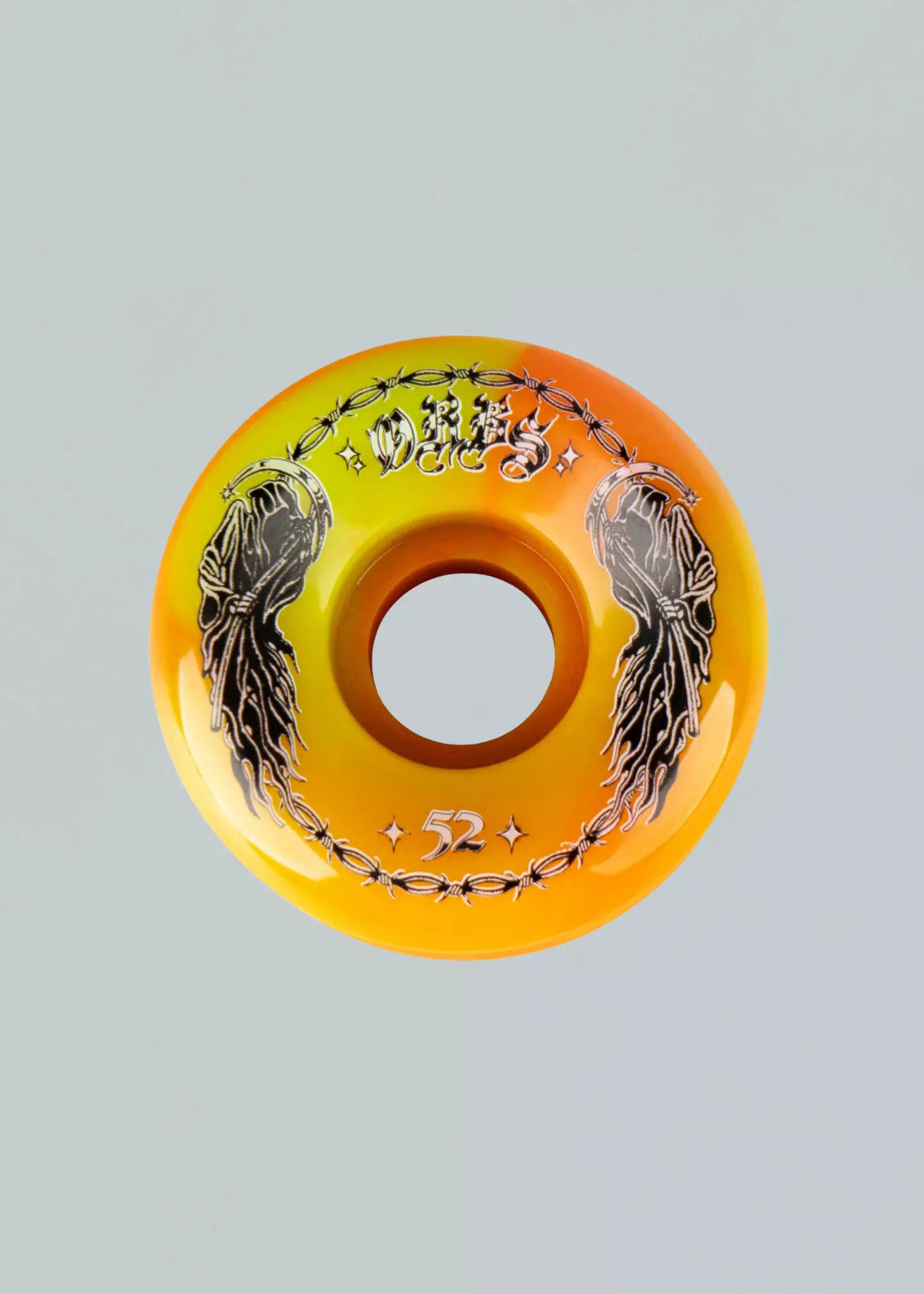 Orbs Wheels Specters Swirls Green Orange 99A 52mm