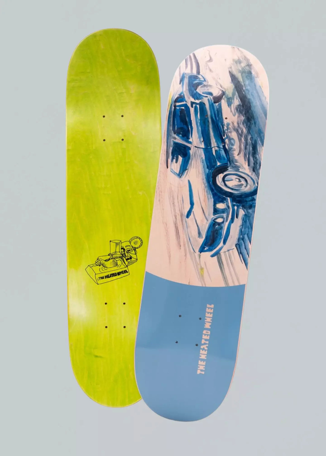 The Heated Wheel Skateboards Fast Lane Deck 8.38