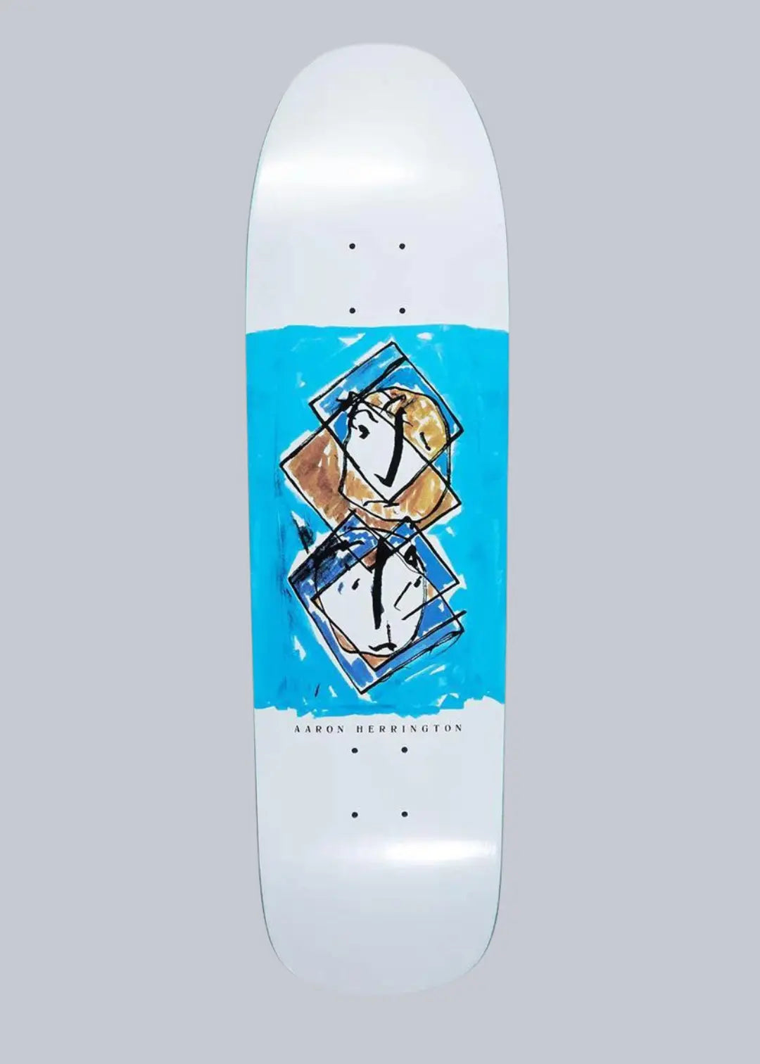 Polar Skate Co. Aaron Herrington Twisted White Deck 8.75 no-comply