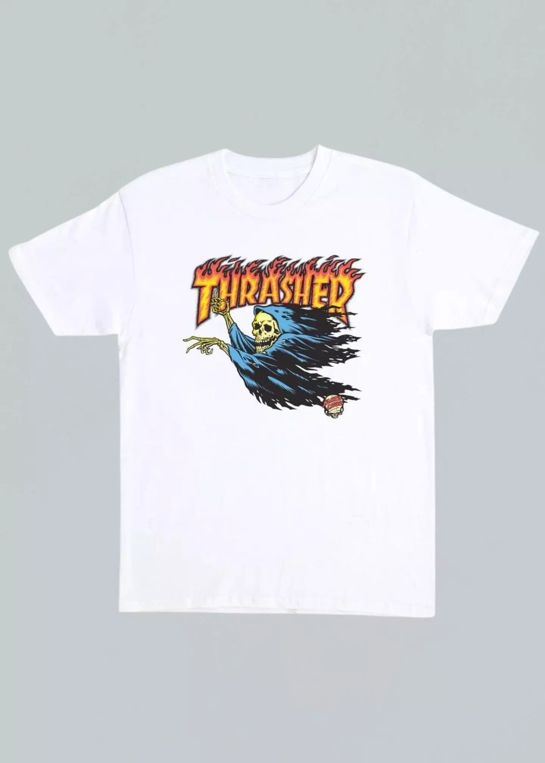 Thrasher X Santa Cruz O'Brien Reaper T-Shirt White