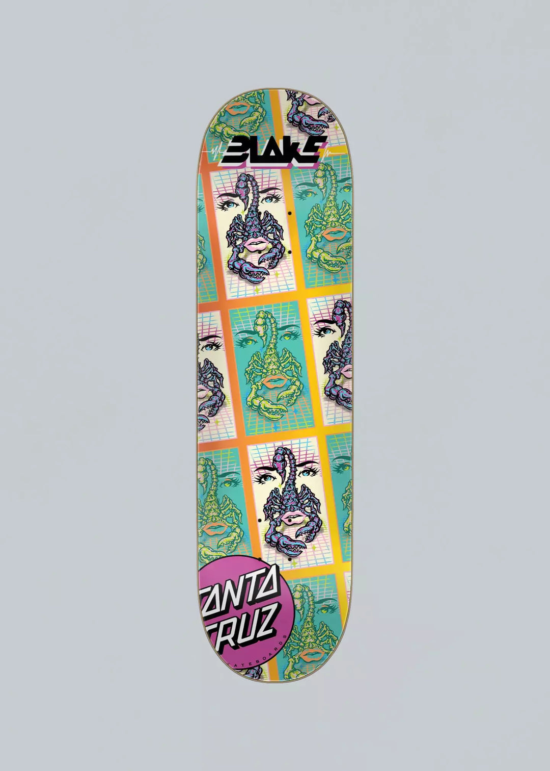 Santa Cruz Johnson Danger Tile Everslick Deck 8.375