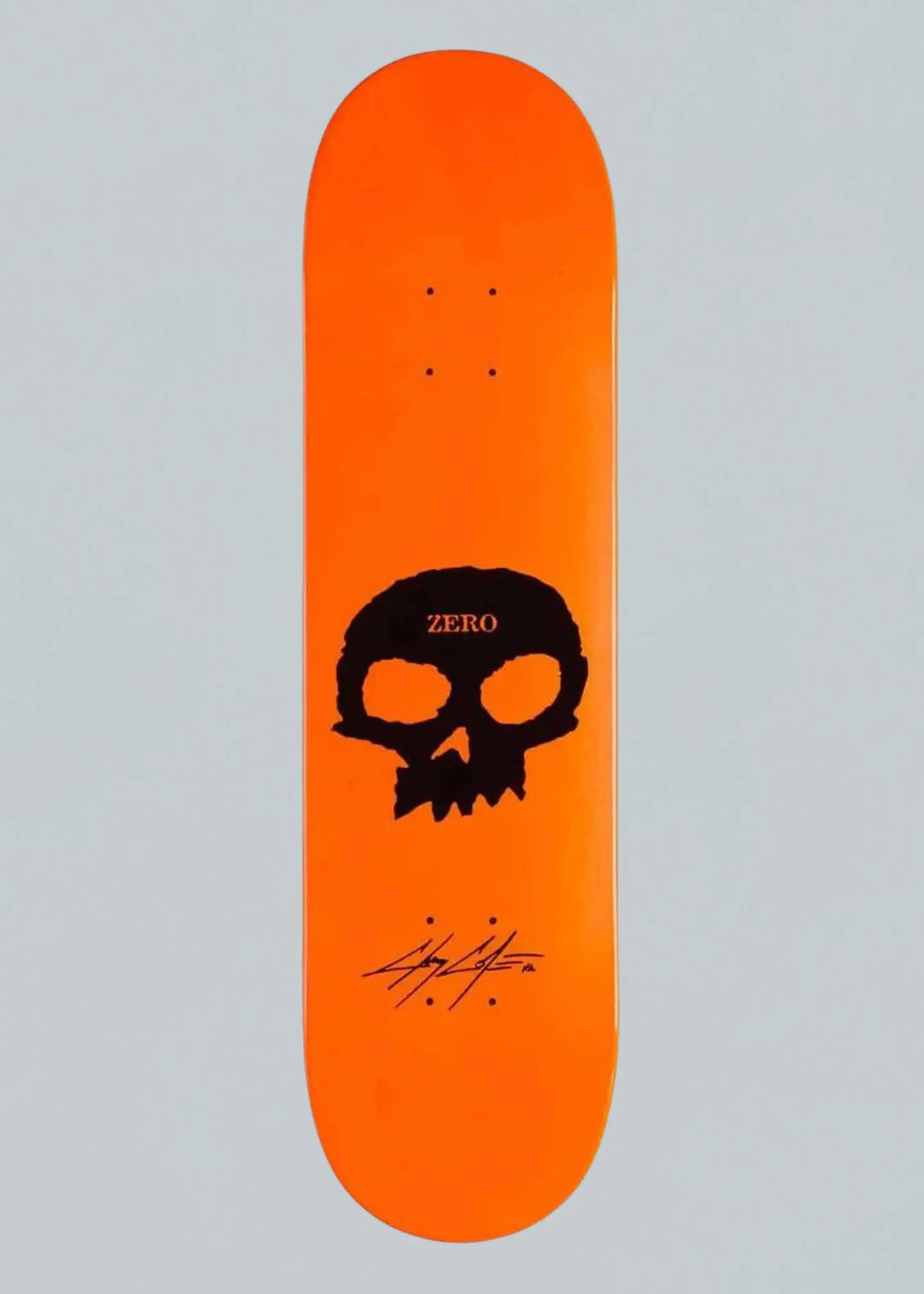 Zero Chris Cole Orange Skull Deck 8.25
