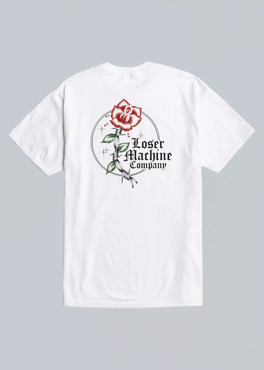 Loser Machine Concrete Rose T-Shirt White