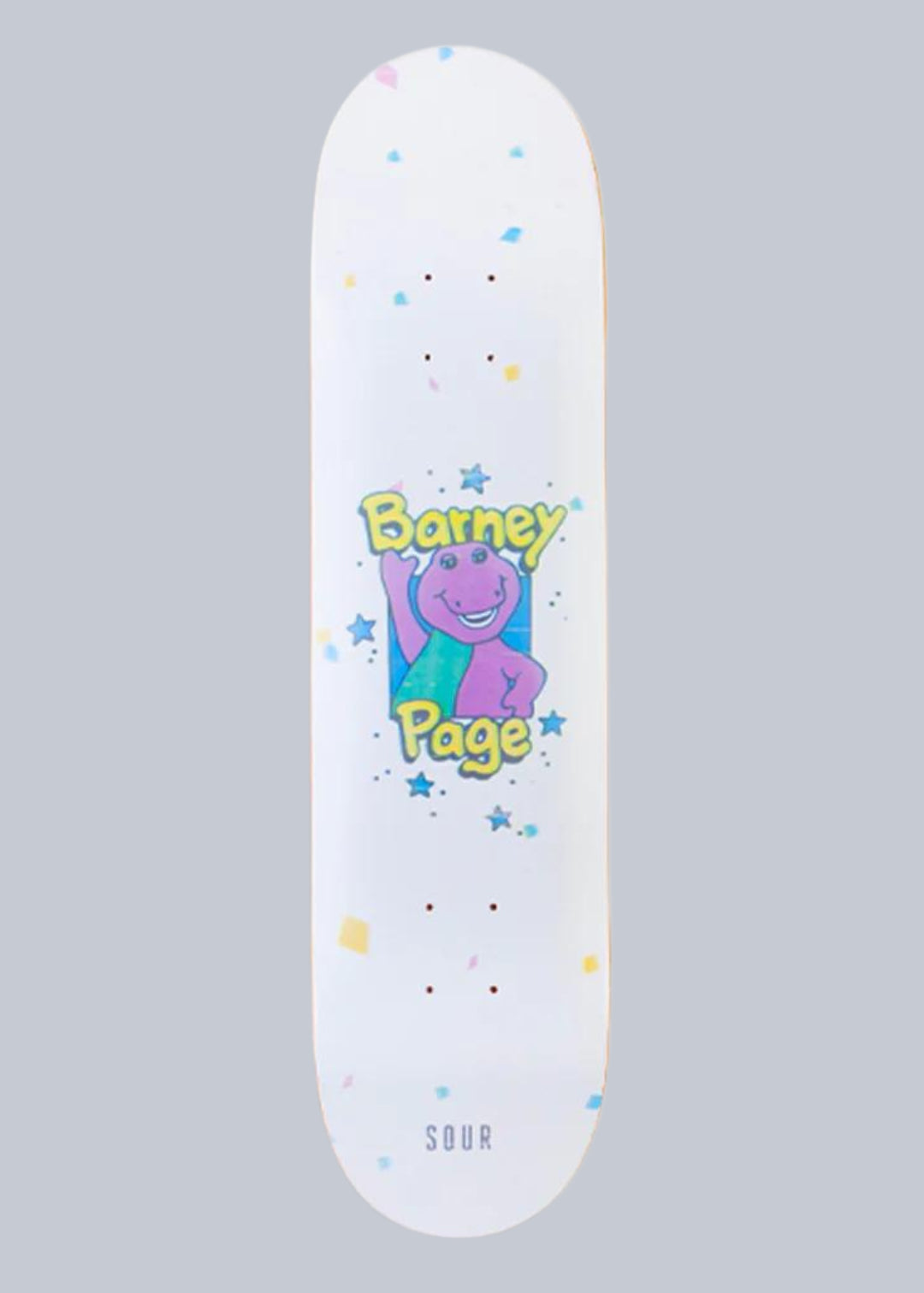 SOUR Skateboards Barney & Friends Deck 7.75