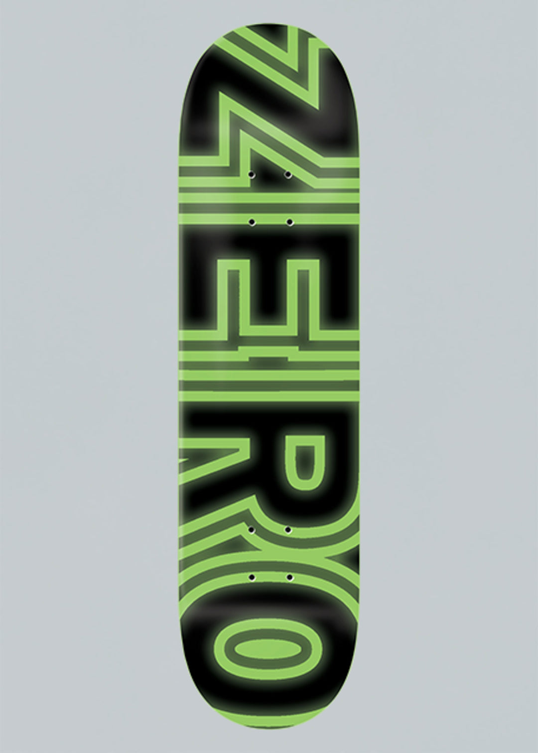 Zero Skateboards Glow In The Dark Bold Deck 8.5