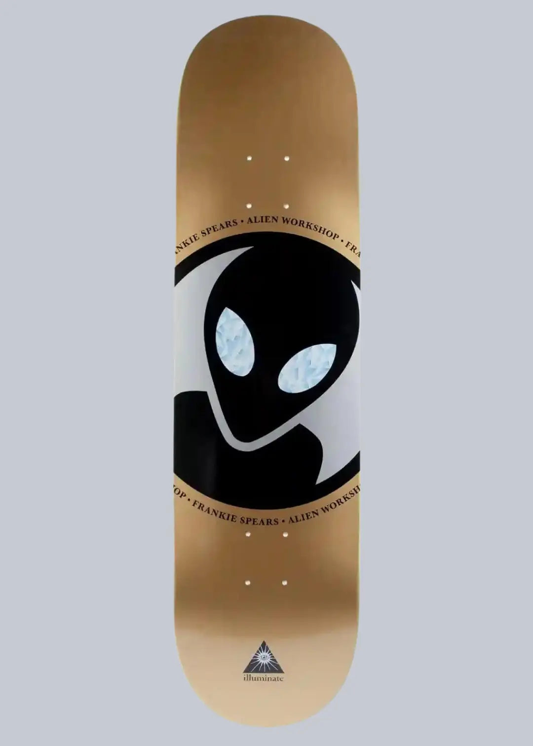 Alien Workshop Frankie Dot Illuminate Gold Deck 8.25