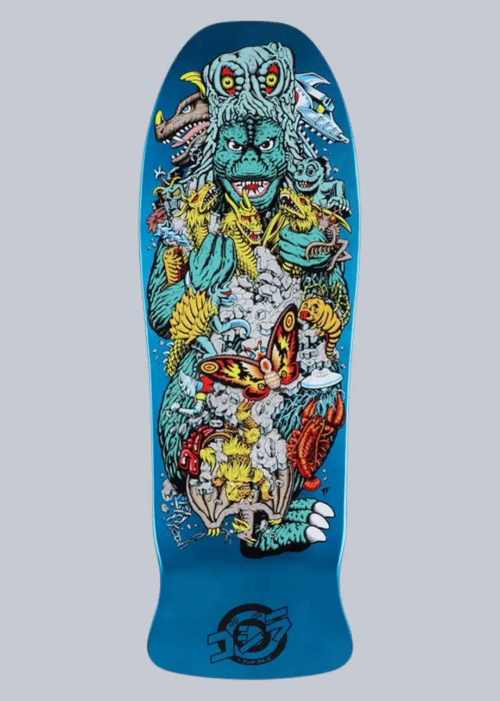 Santa-Cruz x Godzilla Kaiju Roskopp blue 10.125