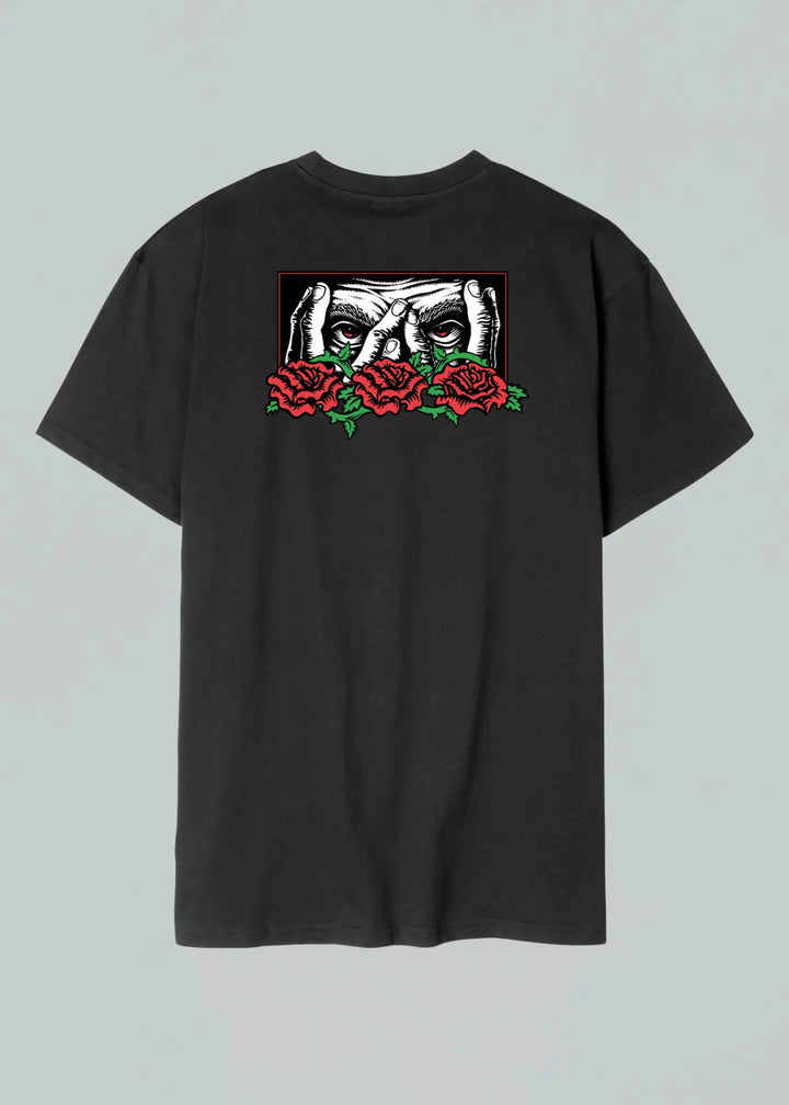 Santa Cruz Dressen Roses T-Shirt Black