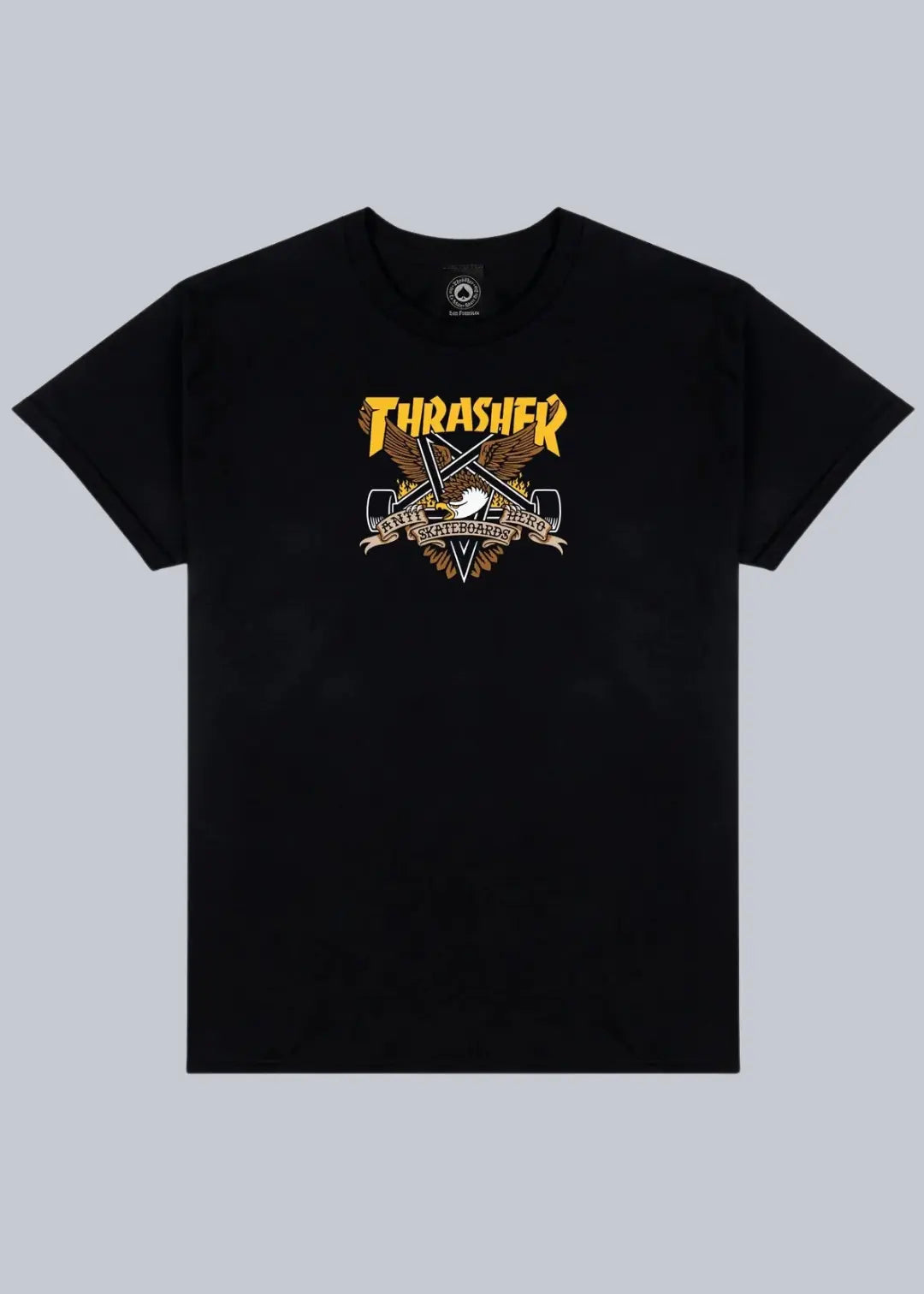 Thrasher X Anti Hero Eaglegram T-Shirt Black