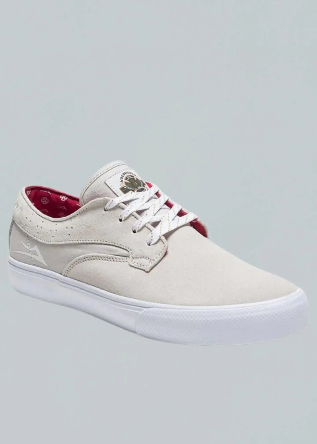 Lakai X Independent Riley White Suede Gr.44.5
