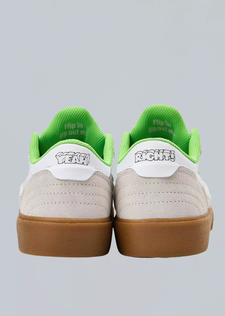 Lakai X Girl YEAH RIGHT Cambridge White Green