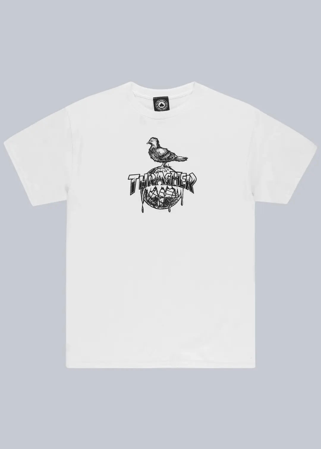 Thrasher X Anti Hero Cover The Earth T-Shirt White