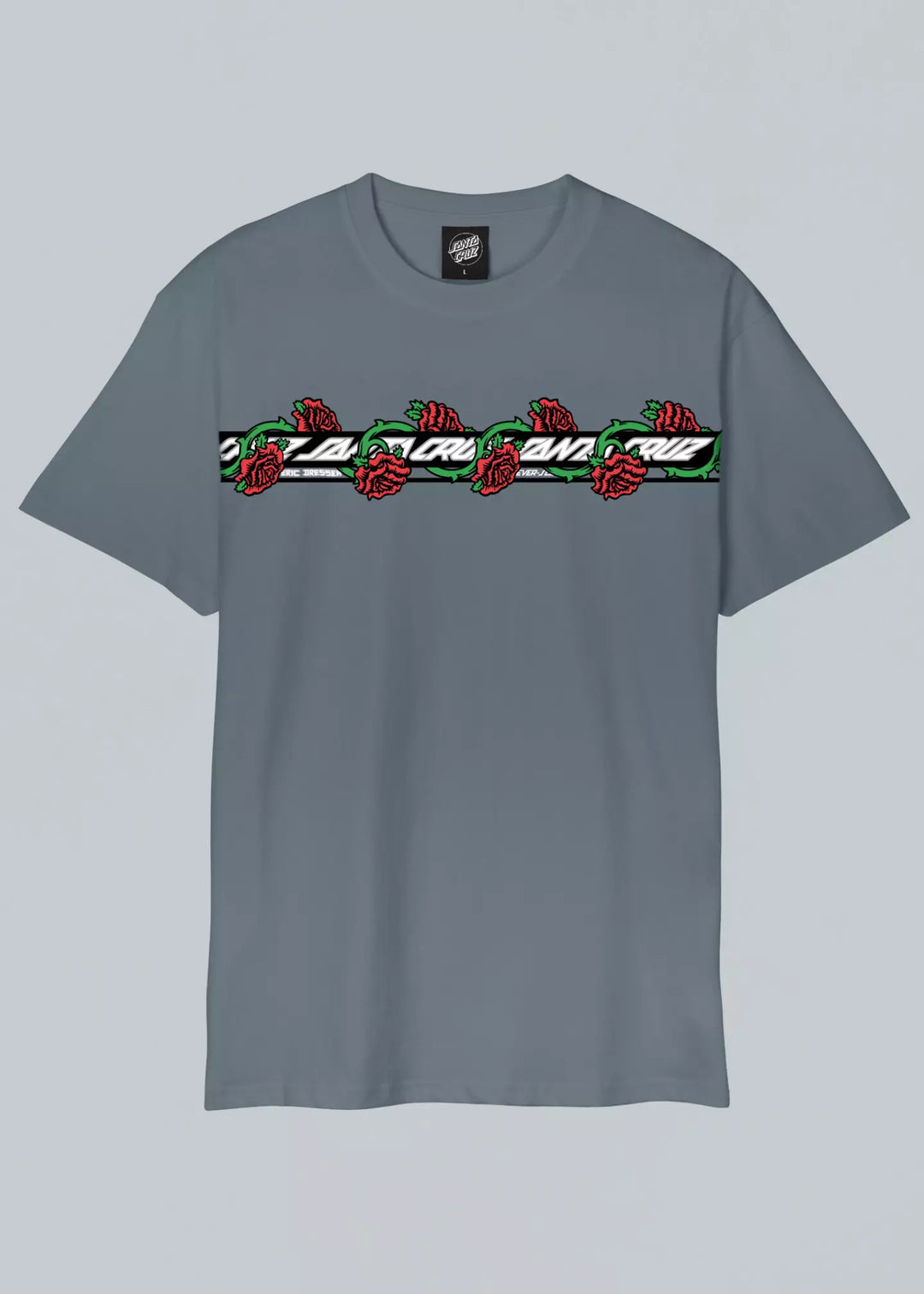 Santa Cruz Dressen Roses T-Shirt Iron