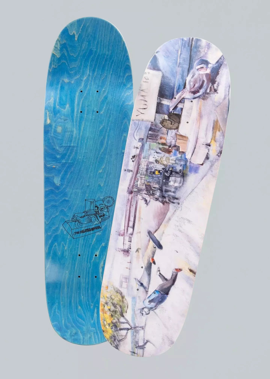 The Heated Wheel Skateboards Yuma Slick Bottom Deck 9.25
