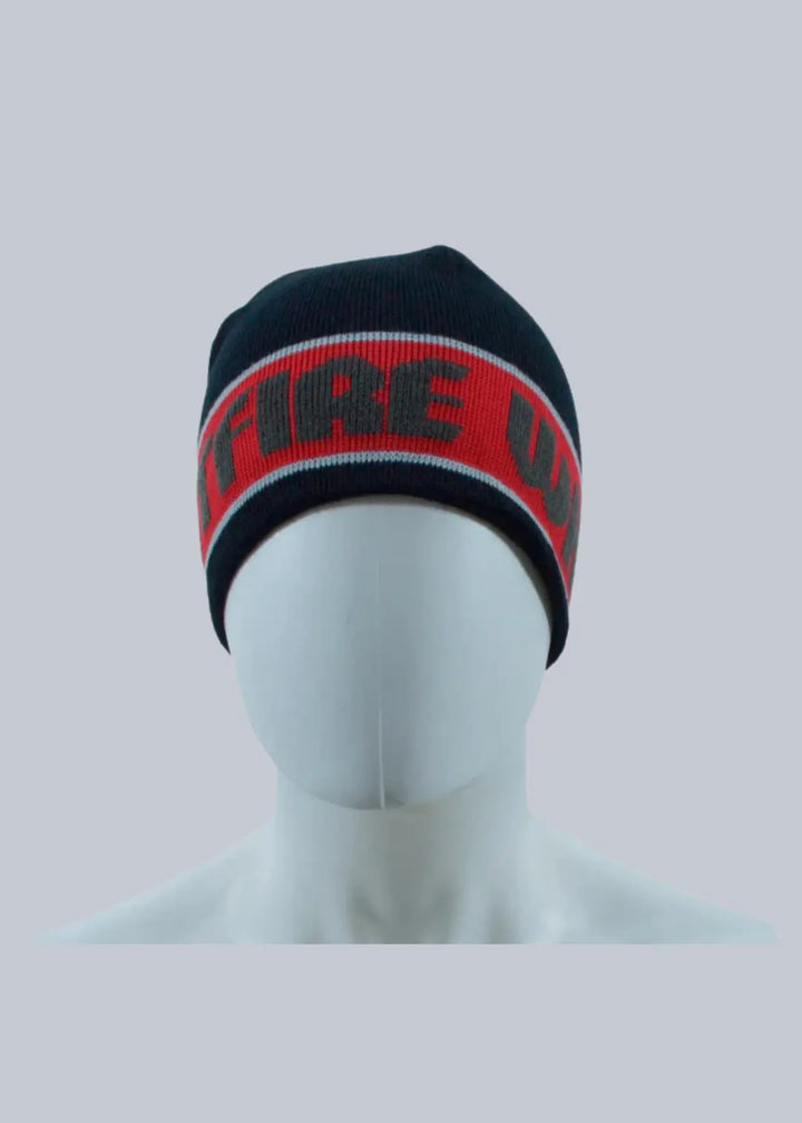 Beanie Spitfire Bighead Reversible - Black Red - Color : Black (beidseitig tragbar)