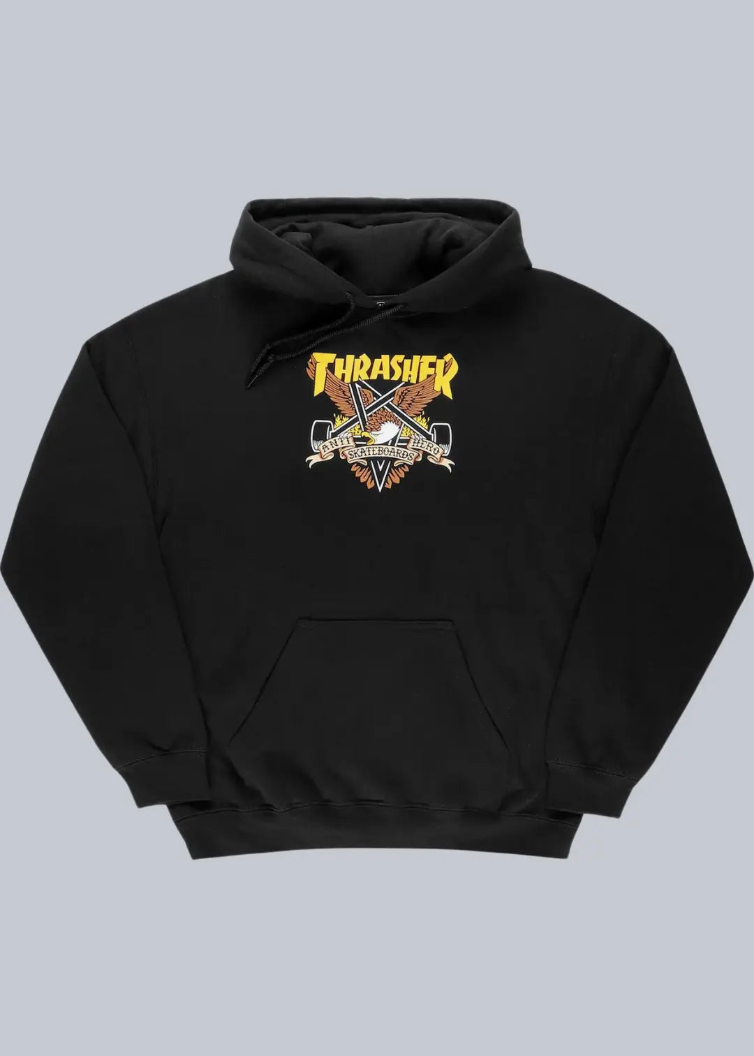 Thrasher X Anti Hero Eaglegram Hoodie Black