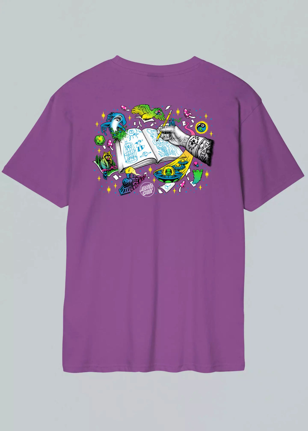 Santa Cruz Winkowski Vision T-Shirt Grape