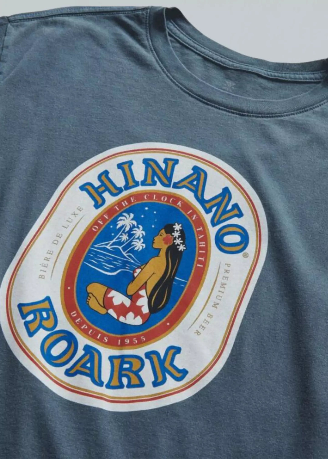 Roark Hinano Label Dark Navy Premium T-Shirt