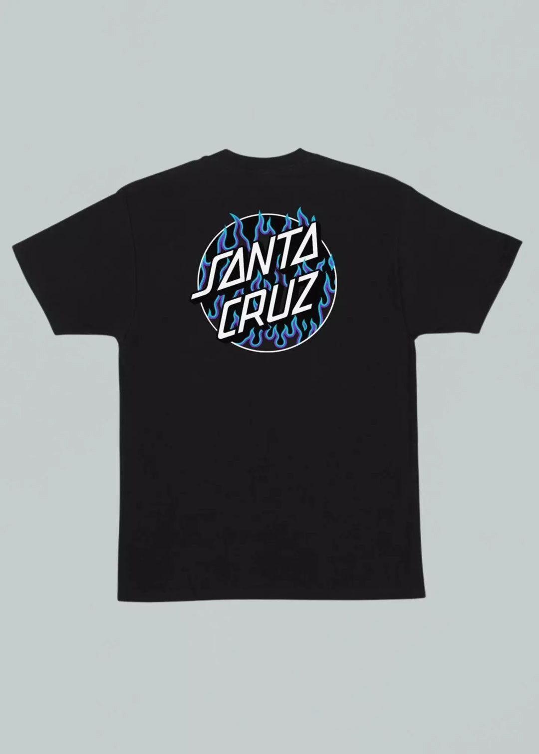 Thrasher X Santa Cruz Flame Dot T-Shirt Black
