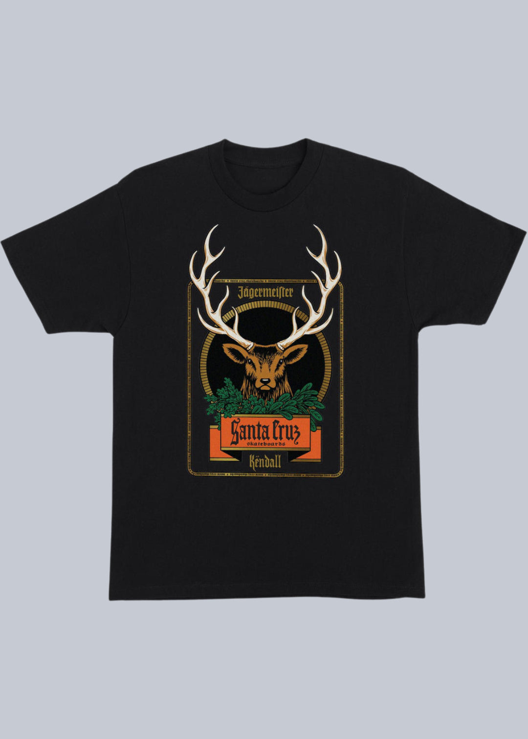 Santa Cruz Kendall Jagermeister T-Shirt Black