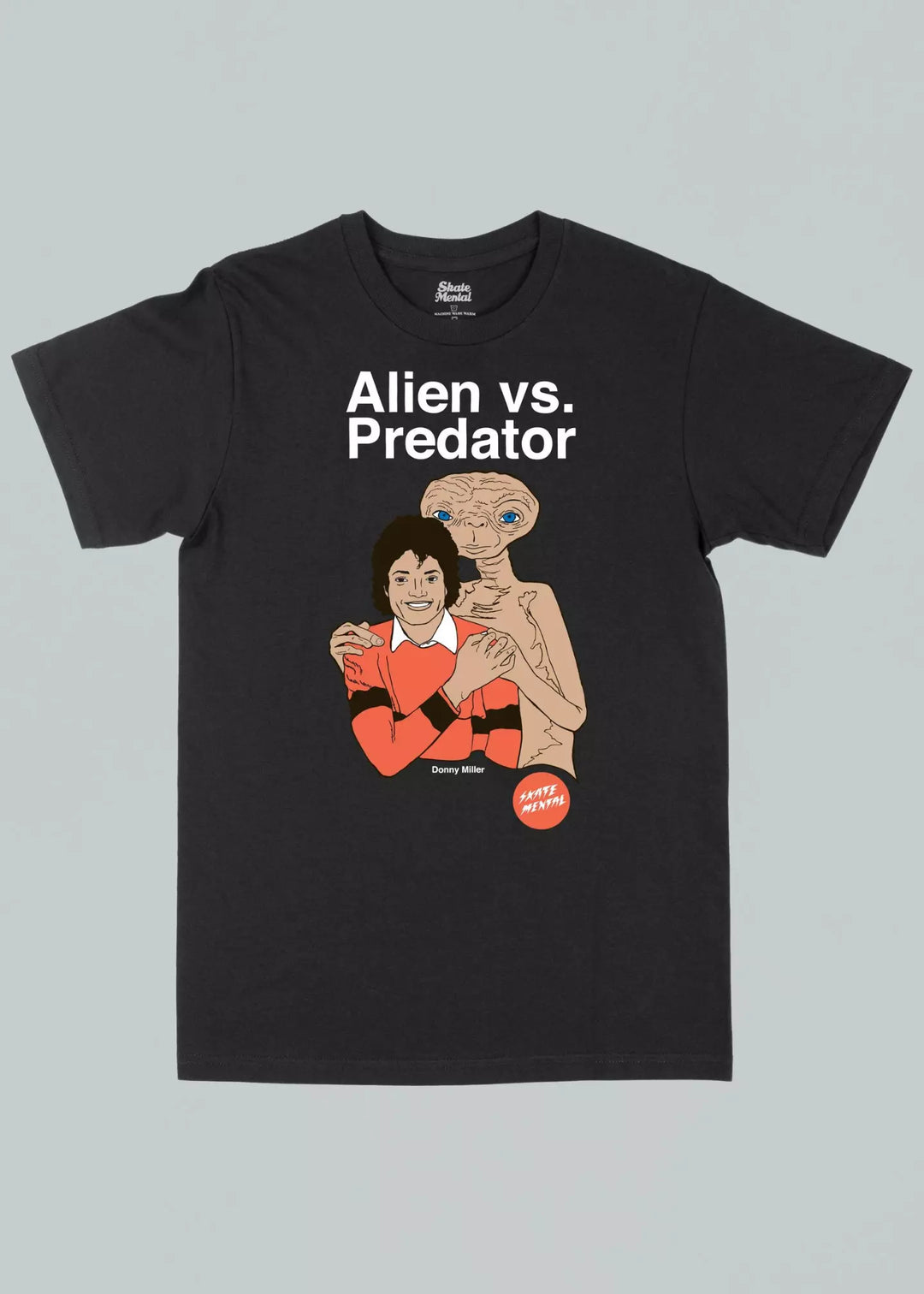 Skate-Mental Alien Vs Predator T-Shirt Black