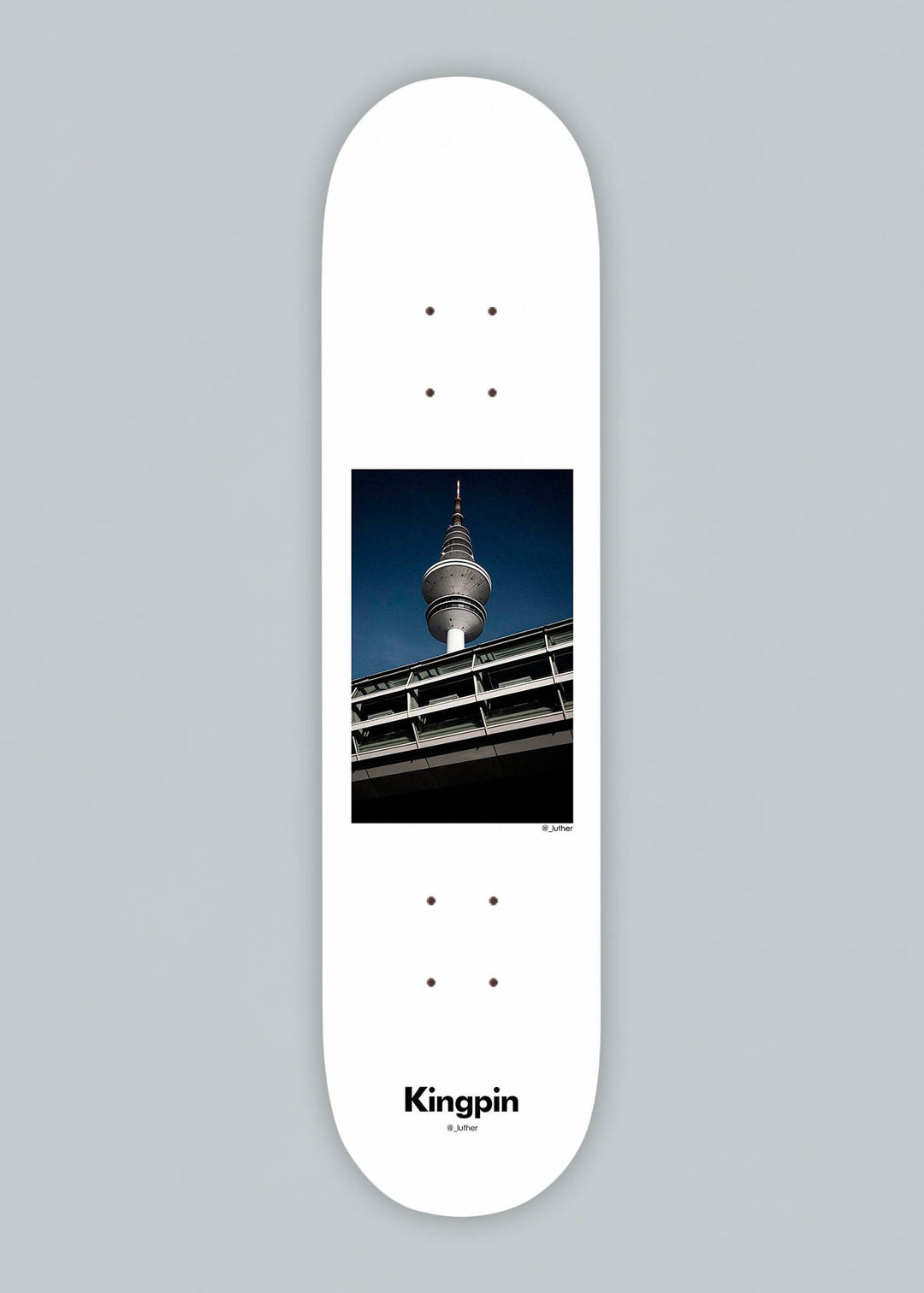Kingpin TV Skateboard Deck 8.375