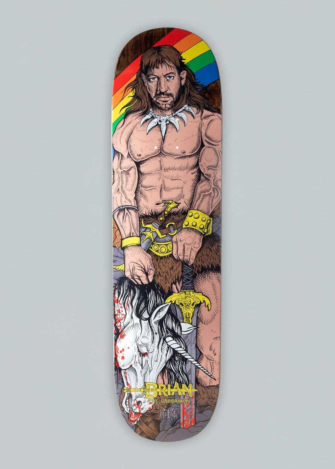 Metal Skateboards Anderson The Barbarian Deck 8.5