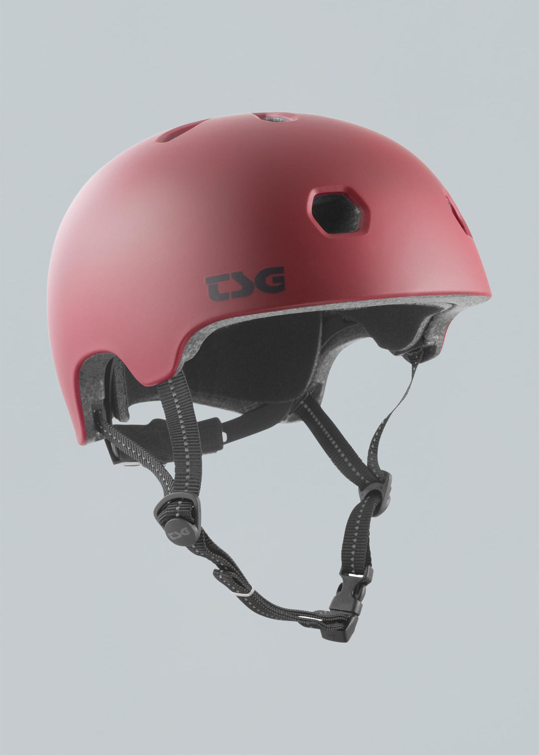 TSG Meta Solid Color Helm Satin Oxblood