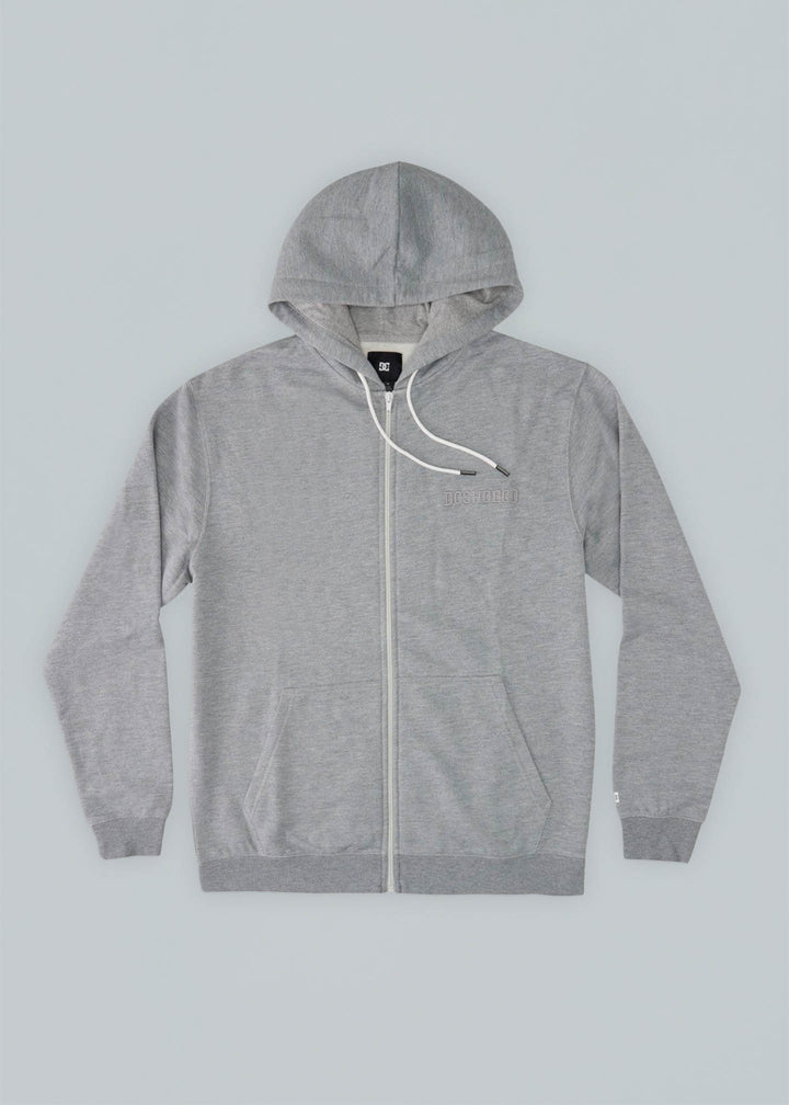 DC Riot 2 Zip Hoodie Grey Heather