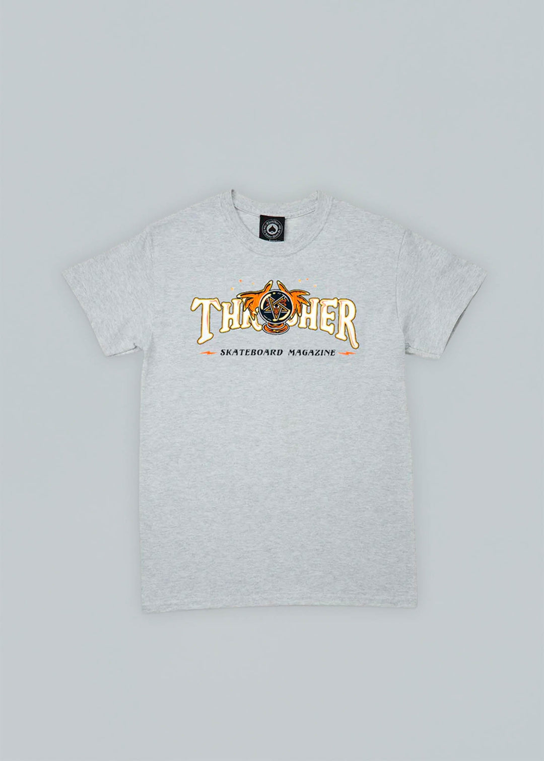 Thrasher Fortune Logo T-Shirt Ashgrey