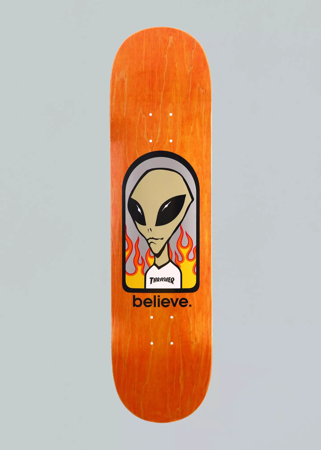 Alien Workshop Skateboards X Thrasher Skateboard Magazin Believe Deck 8.25